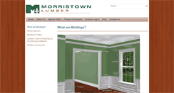Desktop Screenshot of moldings.morristownlumber.com